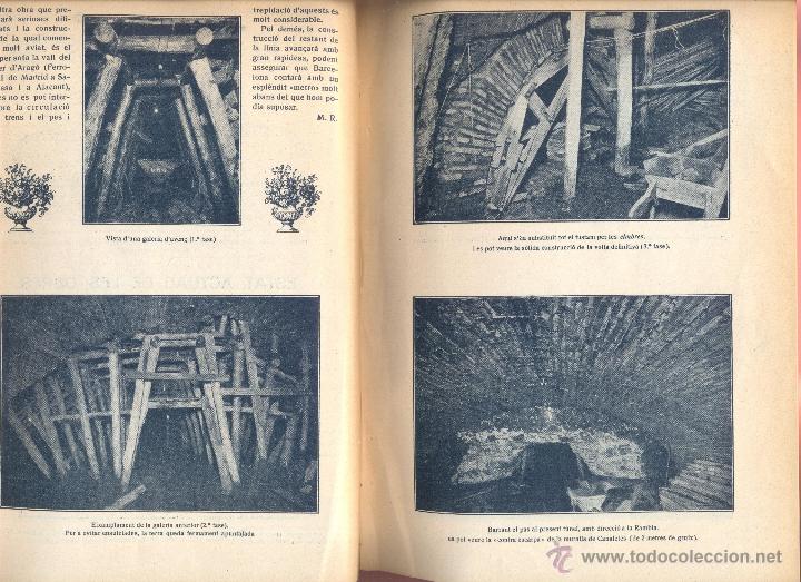 Coleccionismo de Revistas y Peri&oacute;dicos: REVISTA ANY 1922 EL METRO METROPOLITANO DE BARCELONA NOVA ESCOLA AL GUINARDO BAIXERAS LA FARIGOLA