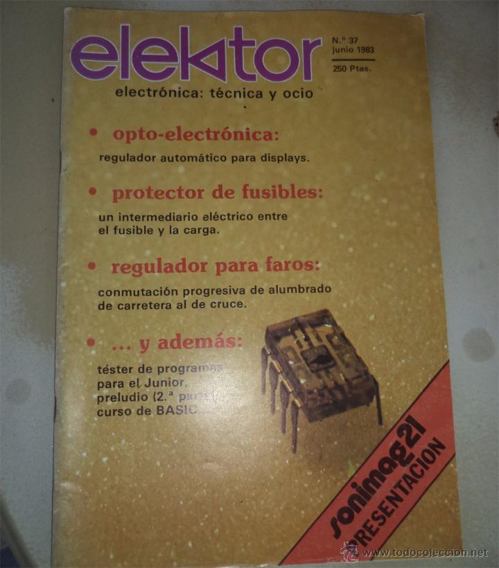 Colecionismo de Revistas e Jornais: REVISTA ELEKTOR ELECTRONICA TECNICA Y OCIO N&ordm; 37 1.983