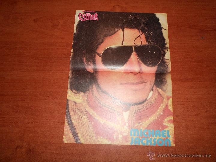 Coleccionismo de Revistas y Peri&oacute;dicos: POSTER DE LOS A&Ntilde;OS 80: MICHAEL JACKSON
