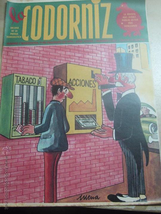 Coleccionismo de Revistas y Peri&oacute;dicos: REVISTA LA CODORNIZ N&ordm;1655 9 DE DICIEMBRE 1973 A&Ntilde;O 33