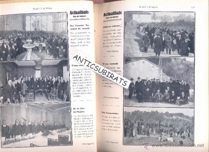 Coleccionismo de revistas y peri&oacute;dicos: REVISTA A&Ntilde;O 1923 CONCURSO NACIONAL DE CANARIOS BALADA DE LES SET FILLES ESTARTIT JOSEP MASSO VENTOS