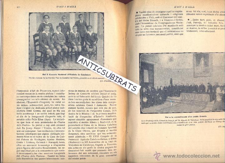 Collectionnisme de Revues et Journaux: REVISTA ANY 1923 CONGREGACIONS MARIANES A VILANOVA I LA GELTRU ESCOLES PIES DE CASTELLAR DEL VALLES