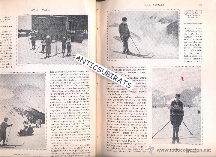 Coleccionismo de revistas y peri&oacute;dicos: REVISTA ANY 1924 ESQUI FEMENI CATALA DURAN BARTUMEU CASTELLVELL I EL VILAR