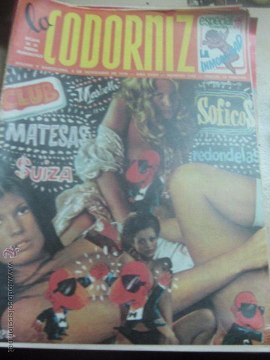 Coleccionismo de Revistas y Peri&oacute;dicos: REVISTA LA CODORNIZ N&ordm; 1742 9 DE NOVIEMBRE 1975 A&Ntilde;O 35