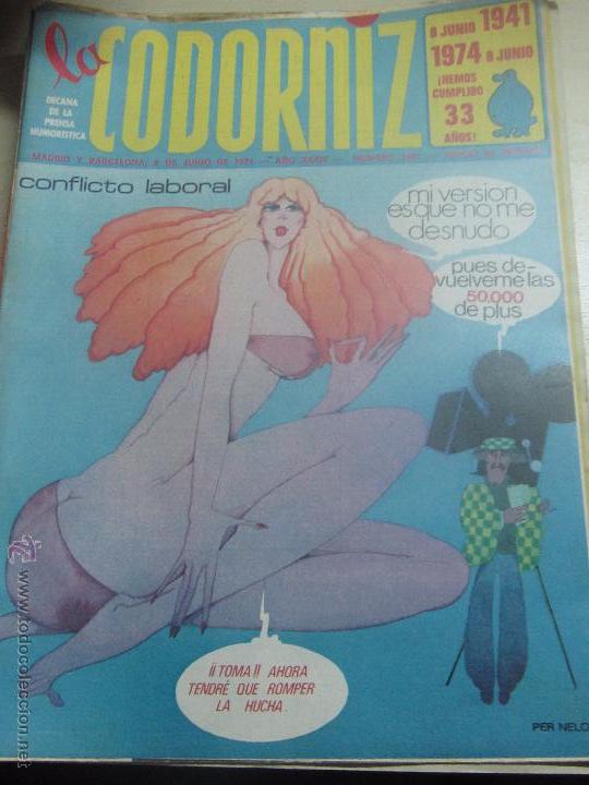Coleccionismo de Revistas y Peri&oacute;dicos: REVISTA LA CODORNIZ N&ordm; 1681 9 DE JUNIO DE 1974 A&Ntilde;O 34