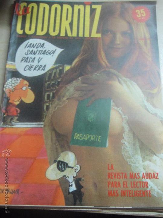 Coleccionismo de Revistas y Peri&oacute;dicos: REVISTA LA CODORNIZ N&ordm; 1755 8 DE FEBRERO 1976 A&Ntilde;O 34