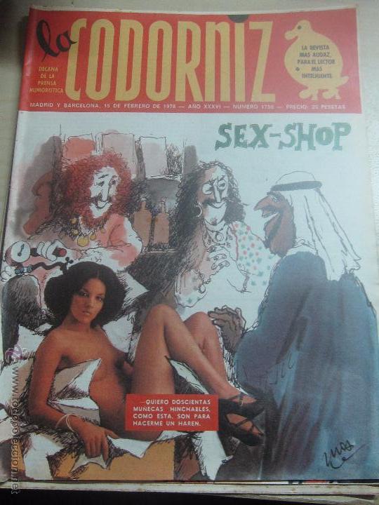 Coleccionismo de Revistas y Peri&oacute;dicos: REVISTA LA CODORNIZ N&ordm; 1756 15 DE FEBRERO 1976 A&Ntilde;O 36