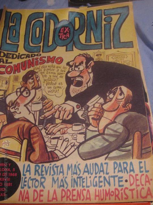 Coleccionismo de Revistas y Peri&oacute;dicos: REVISTA LA CODORNIZ N&ordm; 1381 5 DE MAYO 1968 A&Ntilde;O 38