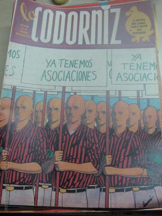 Coleccionismo de Revistas y Peri&oacute;dicos: REVISTA LA CODORNIZ N&ordm; 1718 23 DE FEBRERO 1975 A&Ntilde;O 35
