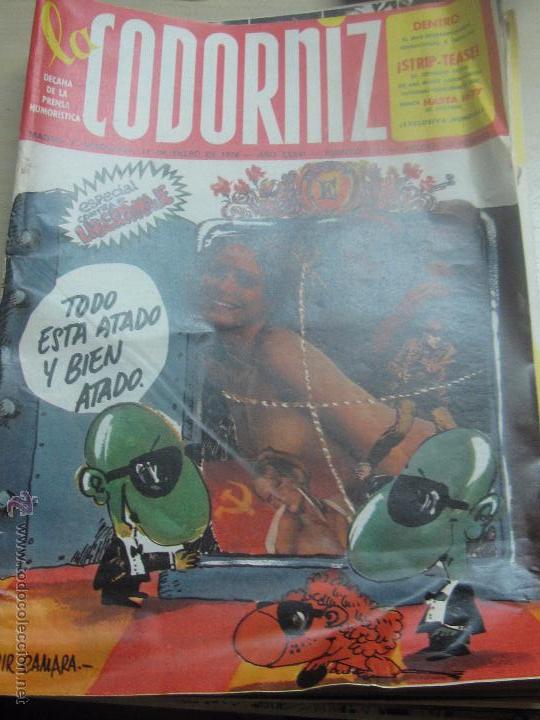 Coleccionismo de Revistas y Peri&oacute;dicos: REVISTA LA CODORNIZ N&ordm; 1751 11 DE ENERO 1976 A&Ntilde;O 32