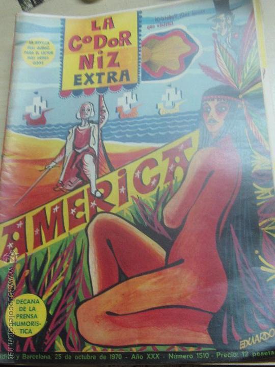 Coleccionismo de Revistas y Peri&oacute;dicos: REVISTA LA CODORNIZ  EXTRA N&ordm; 1510 25 DE OCTUBRE 1970 A&Ntilde;O 30
