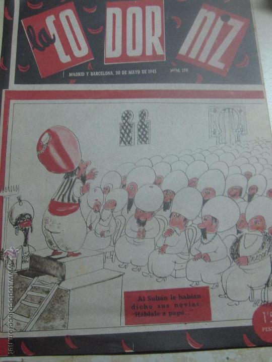 Coleccionismo de Revistas y Peri&oacute;dicos: REVISTA LA CODORNIZ   N&ordm; 198  20 DE MAYO DE 1945