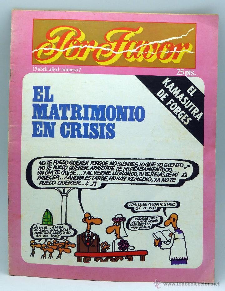 Collectionnisme de Revues et Journaux: Por favor n&ordm; 7 A&ntilde;o I Ed Punch 1974 Revista transici&oacute;n