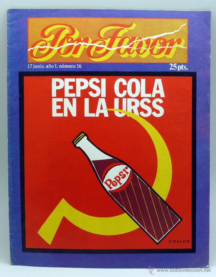 Collectionnisme de Revues et Journaux: Por favor n&ordm; 16 A&ntilde;o I Ed Punch 1974 Revista transici&oacute;n