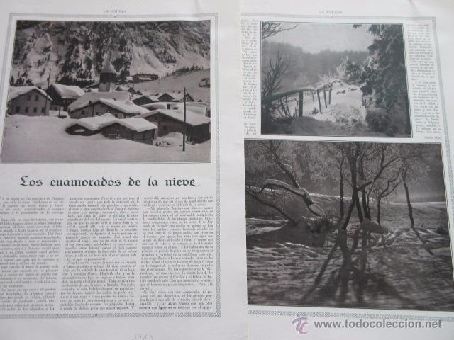 Coleccionismo de Revistas y Peri&oacute;dicos: ARTICULO 191X - ASTURIAS NEVADA - 2 PAGINAS