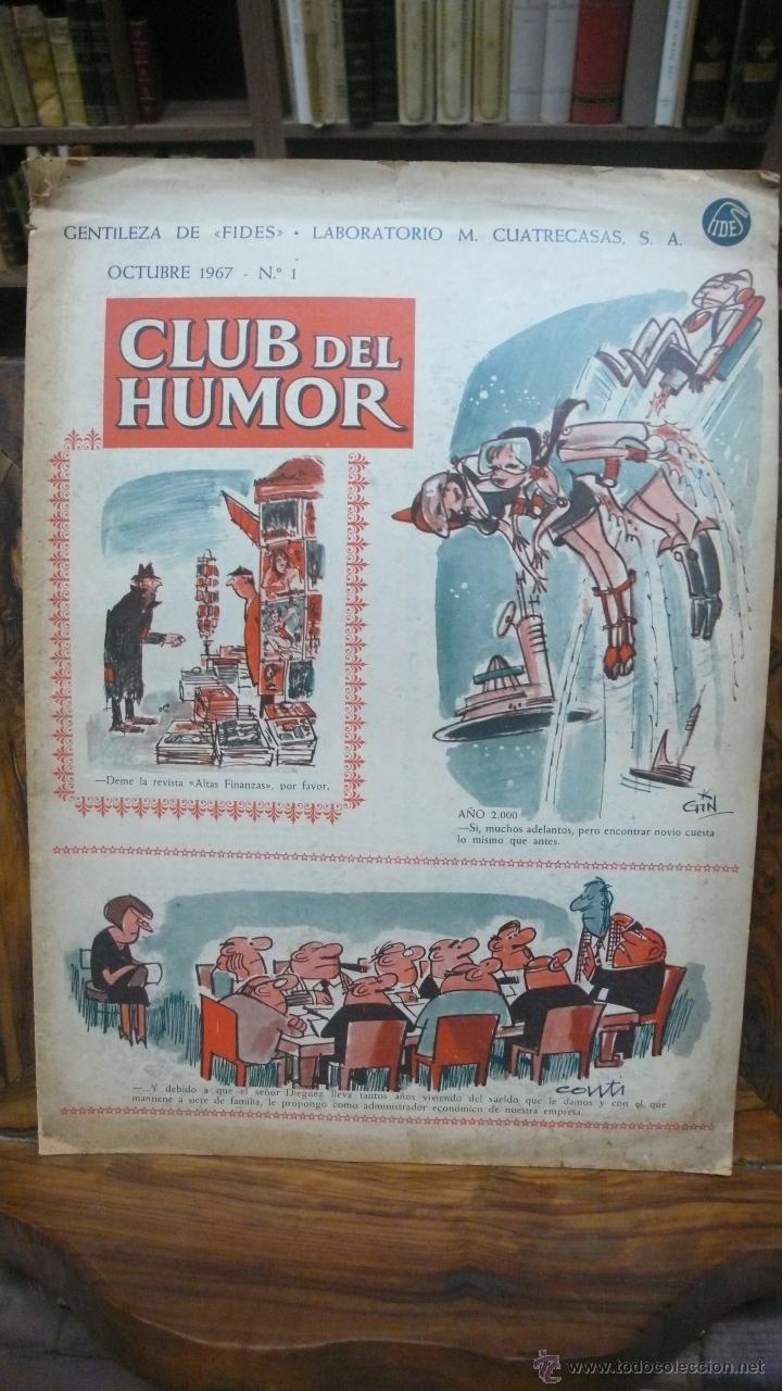 Coleccionismo de revistas y peri&oacute;dicos: CLUB DEL HUMOR. N&Uacute;M. 1. 1967.