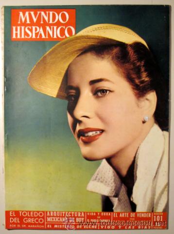 Sammeln von Zeitschriften und Zeitungen: MUNDO HISPANICO. N&ordm; 101. Agosto 1956 (Clav&eacute;, Antoni - revista))