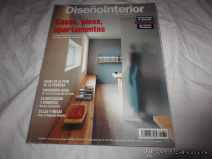 Coleccionismo de Revistas y Peri&oacute;dicos: DISE&Ntilde;O INTERIOR N&ordm; 89. CASAS, PISOS Y APARTAMENTOS. GAUDI EN LA PEDRERA. VANGUARDIA RUSA. DOMOTICA.