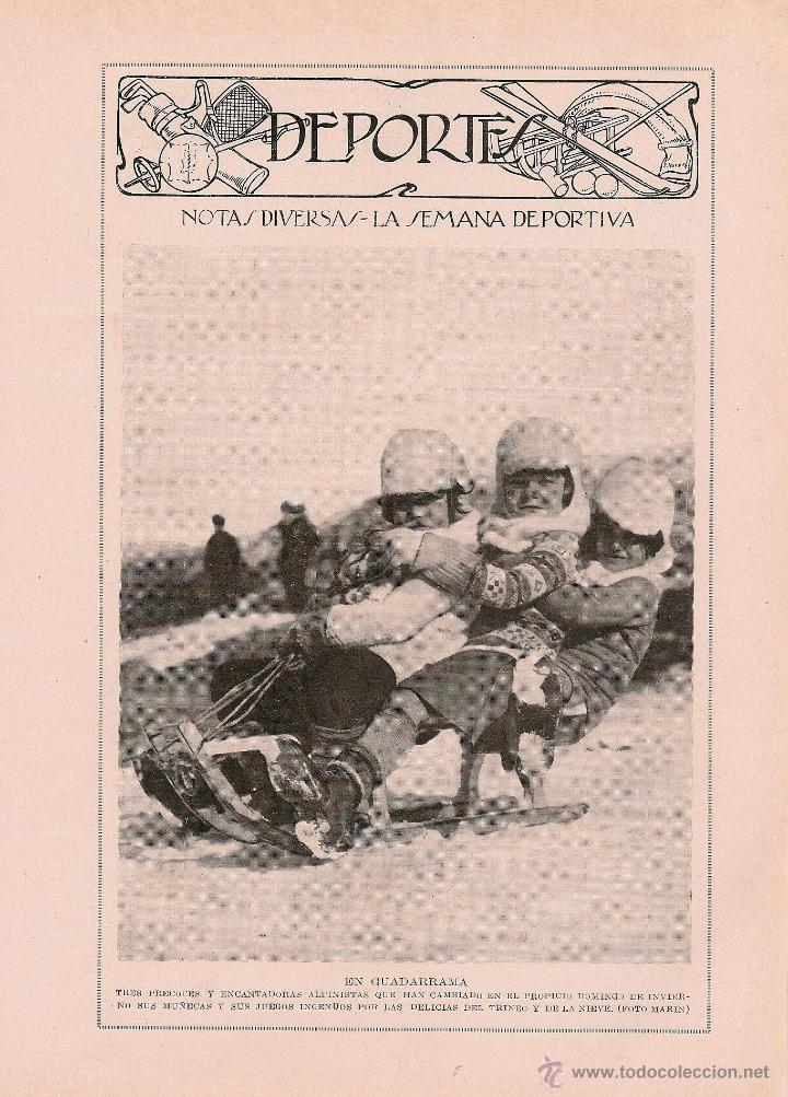 Collezionismo di Riviste e Giornali: * GUADARRAMA * Tres precoces alpinistas - 1925