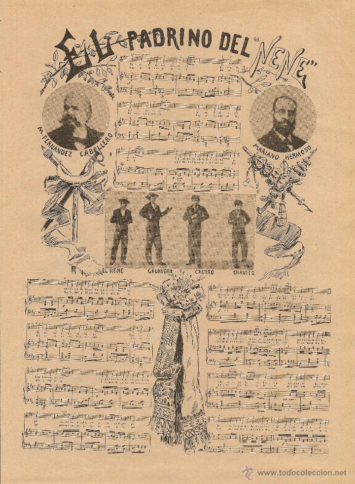 Coleccionismo de Revistas y Peri&oacute;dicos: El padrino del Nene ( m&uacute;sica notada)/ Mariano Hermoso, M. Fern&aacute;ndez Caballero   - 1897
