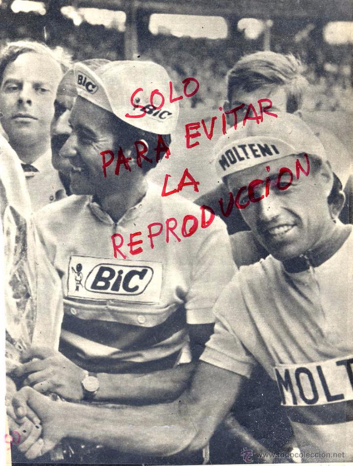 Coleccionismo de revistas y peri&oacute;dicos: CICLISMO 1967 JULIO JIMENEZ EQUIPO BIC 2 HOJAS REVISTA