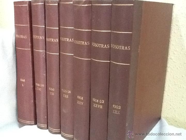 Coleccionismo de Revistas y Peri&oacute;dicos: Revista vosotras 1948  a 1952, en 7 tomos