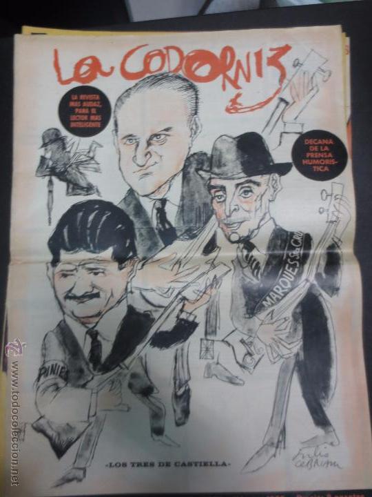 Coleccionismo de Revistas y Peri&oacute;dicos: REVISTA LA CODORNIZ   N&ordm; 1385 2 DE JUNIO 1968 A&Ntilde;O 28