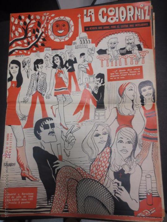Coleccionismo de Revistas y Peri&oacute;dicos: REVISTA LA CODORNIZ   N&ordm; 1391 14 DE JULIO 1968 A&Ntilde;O 28