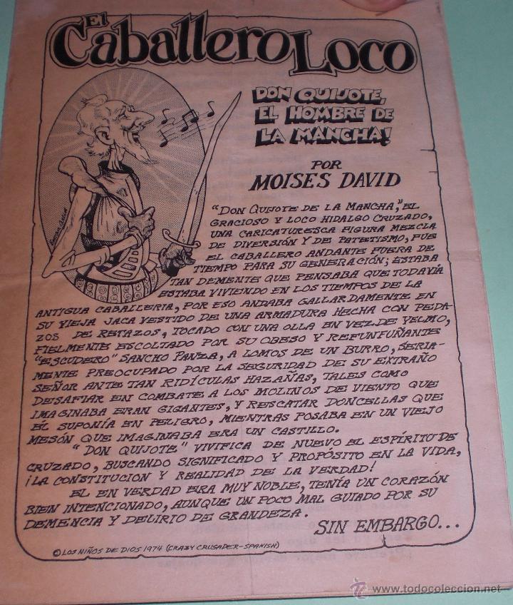 Coleccionismo de revistas y peri&oacute;dicos: Revistilla el caballero loco don quijote 1975