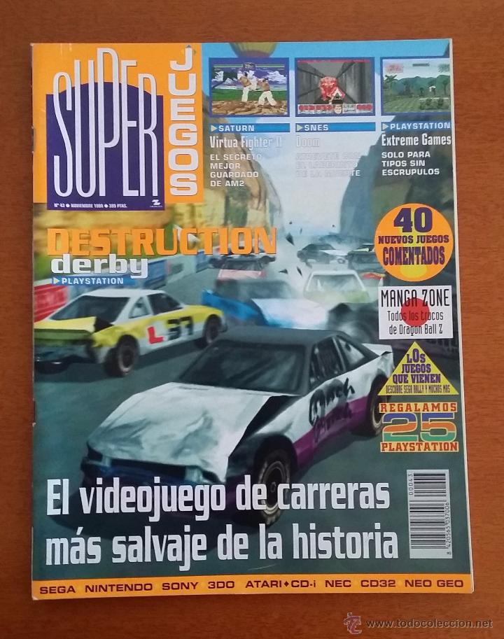 Collection Magazines and Newspapers: REVISTA SUPER JUEGOS N&ordm;43 SUPERJUEGOS + SUPLEMENTO N&ordm;1 MANGA