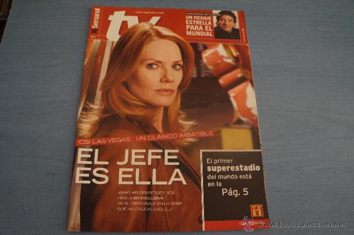 Coleccionismo de Revistas y Peri&oacute;dicos: REVISTA XL SEMANAL:CSI LAS VEGAS,MARADONA,SERIE ROMA,LLUM BARERA,N&ordm;971