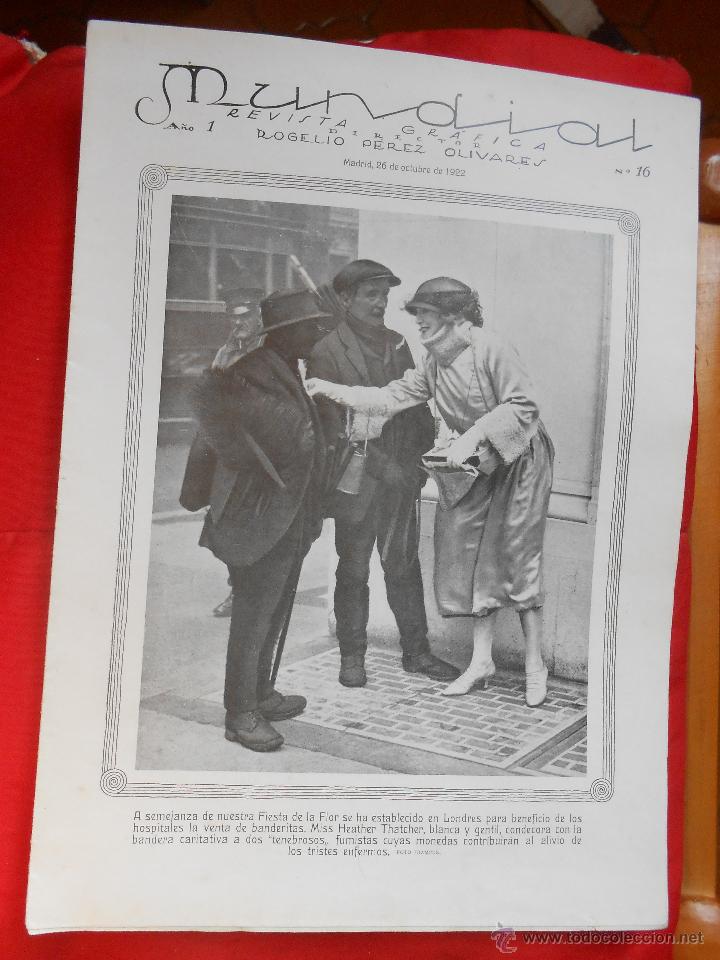 Collection Magazines and Newspapers: MUNDIAL   Revista Gr&aacute;fica  -A&ntilde;o 1 n&ordm; 16 -26 de Octubre de 1922