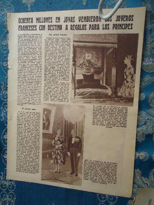 Coleccionismo de Revistas y Peri&oacute;dicos: hoja publicidad publicitaria - a&ntilde;os 50 - joyeros regalos a los principes