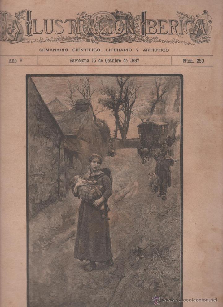 Coleccionismo de Revistas y Peri&oacute;dicos: REVISTA LA ILUSTRACION IBERICA. A&Ntilde;O V. 15 OCTUBRE 1887. N&ordm; 250. SIN HOGAR