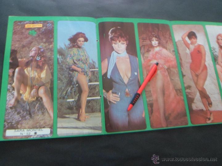 Coleccionismo de revistas y peri&oacute;dicos: SARA MONTIEL ~Poster Triptico desplegable A&Ntilde;OS 70 ~ CON SU BIOGRAFIA ~ AMORES ~ FICHA ~ PELICULAS ..