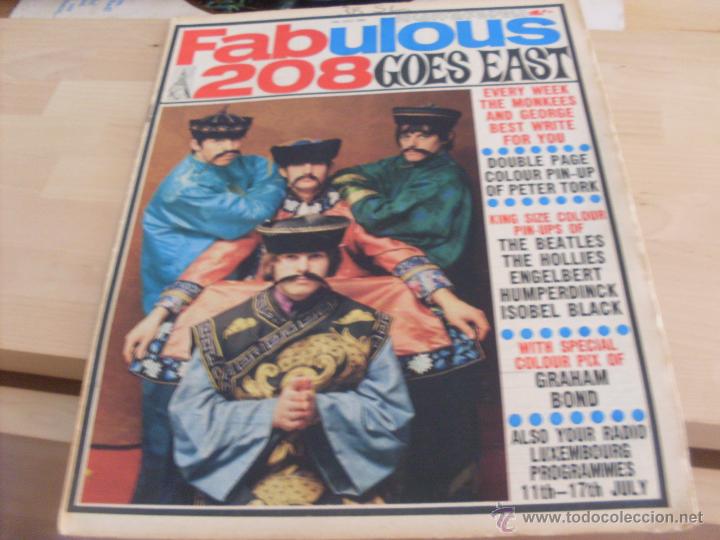 Coleccionismo de Revistas y Peri&oacute;dicos: FABULOUS MAGAZINE 15 JULIO 1967 (BEATLES, ENGELBERT HUMPERDINCK, ISOBEL BLACK, HOLLIES )(AB-2)
