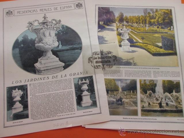 Coleccionismo de Revistas y Peri&oacute;dicos: ARTICULO 1914 - LA GRANJA PALACIO REAL SAN ILDEFONSO - 8 PAG
