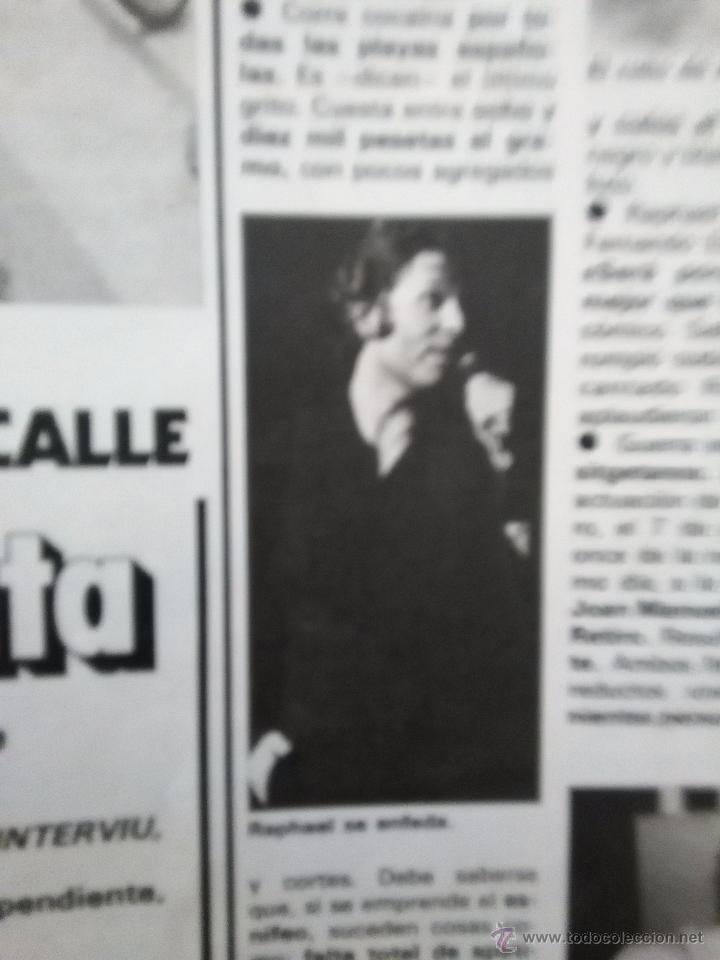 Coleccionismo de revistas y peri&oacute;dicos: RECORTES RAPHAEL - Foto 1