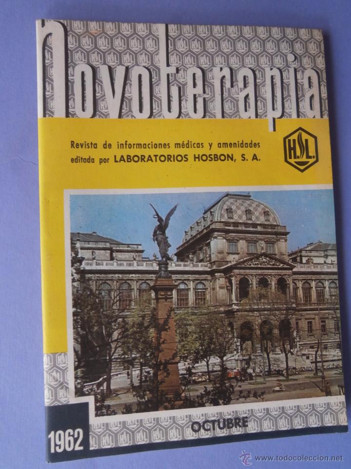 Coleccionismo de Revistas y Peri&oacute;dicos: REVISTA NOVOTERAPIA INFORMACIONES MEDICAS LABORATORIOS HOSBON OCTUBRE 1962