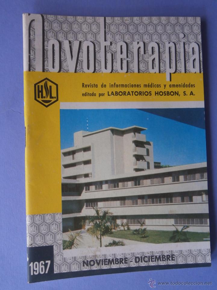 Coleccionismo de revistas y peri&oacute;dicos: REVISTA NOVOTERAPIA INFORMACIONES MEDICAS LABORATORIOS HOSBON NOVIEMBRE -DICIEMBRE 1967