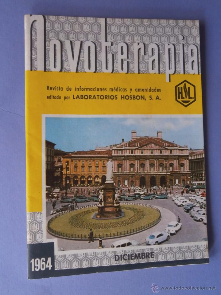 Coleccionismo de revistas y peri&oacute;dicos: REVISTA NOVOTERAPIA INFORMACIONES MEDICAS LABORATORIOS HOSBON DICIEMBRE 1964