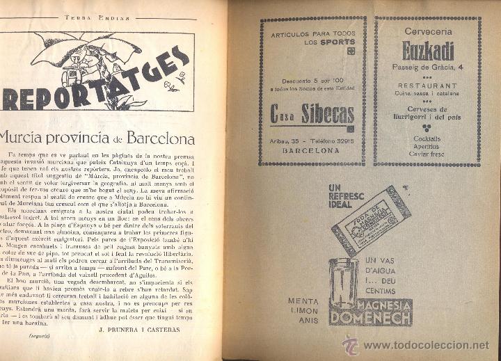 Collectionnisme de Revues et Journaux: BOLETIN A&Ntilde;O 1933 MAQUINA DE ESCRIBIR DEMOUNTABLE CASA SIBECAS CERVECERIA EUZKADI CERVEZA ITURRIGORRI