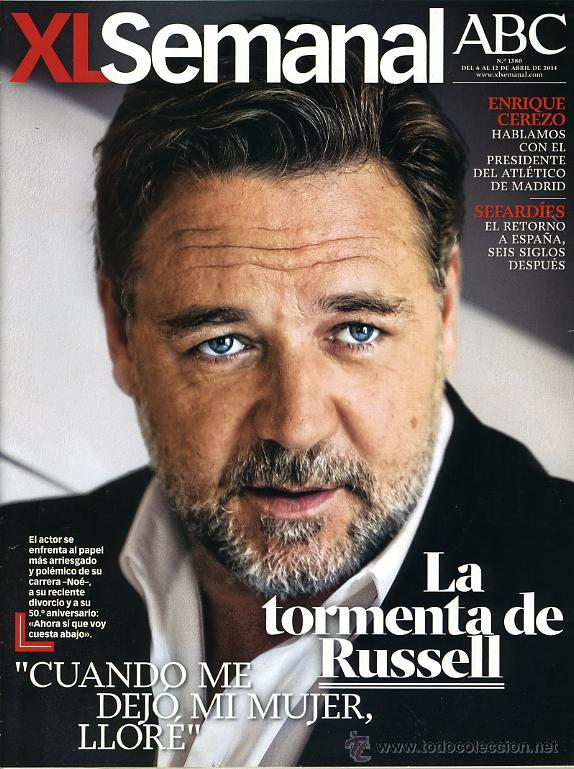 Collectionnisme de Revues et Journaux: REVISTA XL SEMANAL RUSSELL CROWE. RAFAEL MEDINA. ENRIQUE CEREZO
