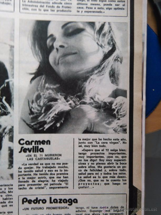 Coleccionismo de Revistas y Peri&oacute;dicos: recorte carmen sevilla