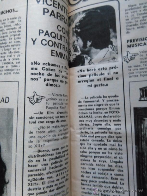 Coleccionismo de revistas y peri&oacute;dicos: recorte vicente parra emma cohen paquita rico