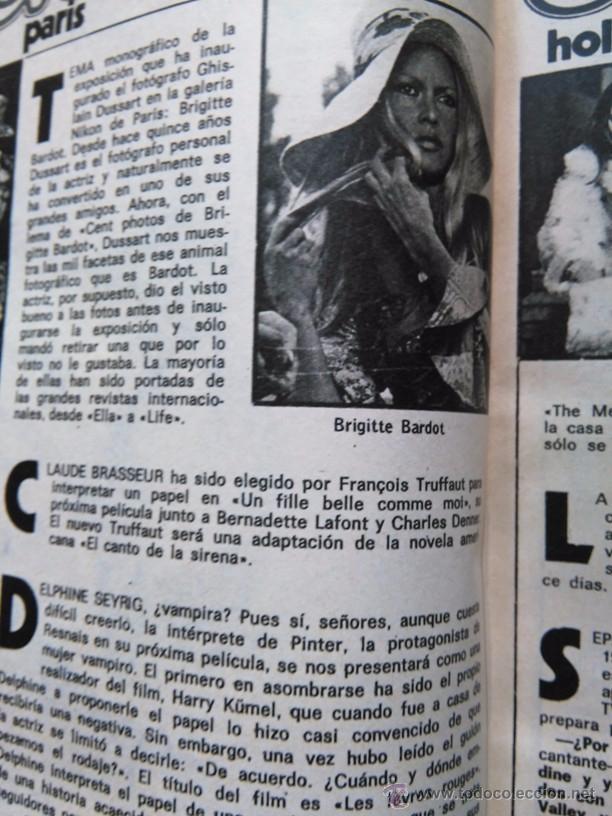Coleccionismo de Revistas y Peri&oacute;dicos: RECORTE brigitte bardot
