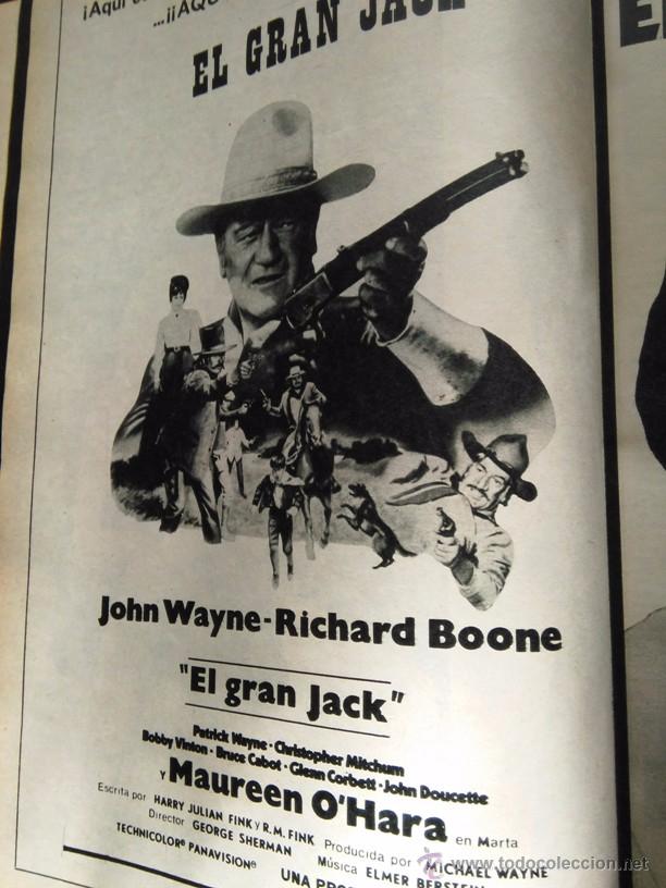 Coleccionismo de revistas y peri&oacute;dicos: recorte john wayne - Foto 1