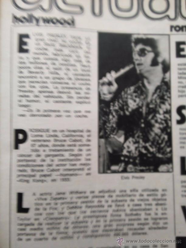 Coleccionismo de revistas y peri&oacute;dicos: recorte ELVIS PRESLEY