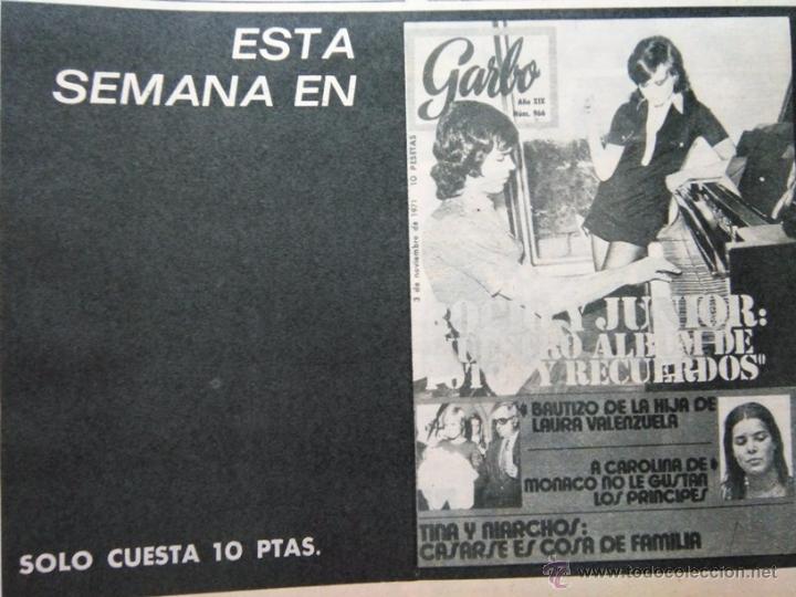 Coleccionismo de Revistas y Peri&oacute;dicos: recorte rocio durcal junior antonio morales