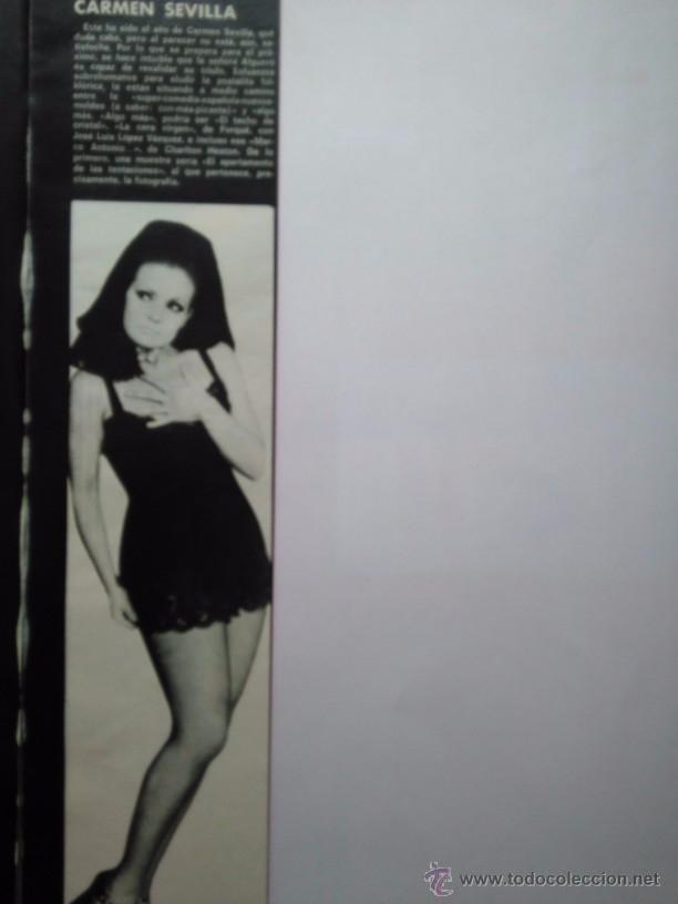Coleccionismo de Revistas y Peri&oacute;dicos: recorte carmen sevilla